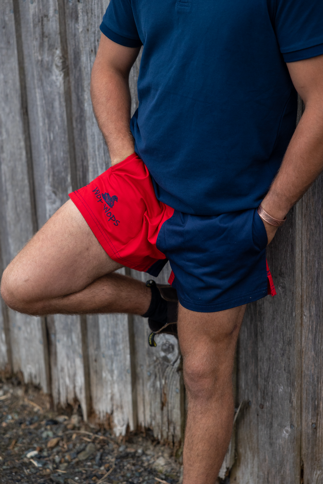 Wanaka Rugby Shorts (Red/Navy)