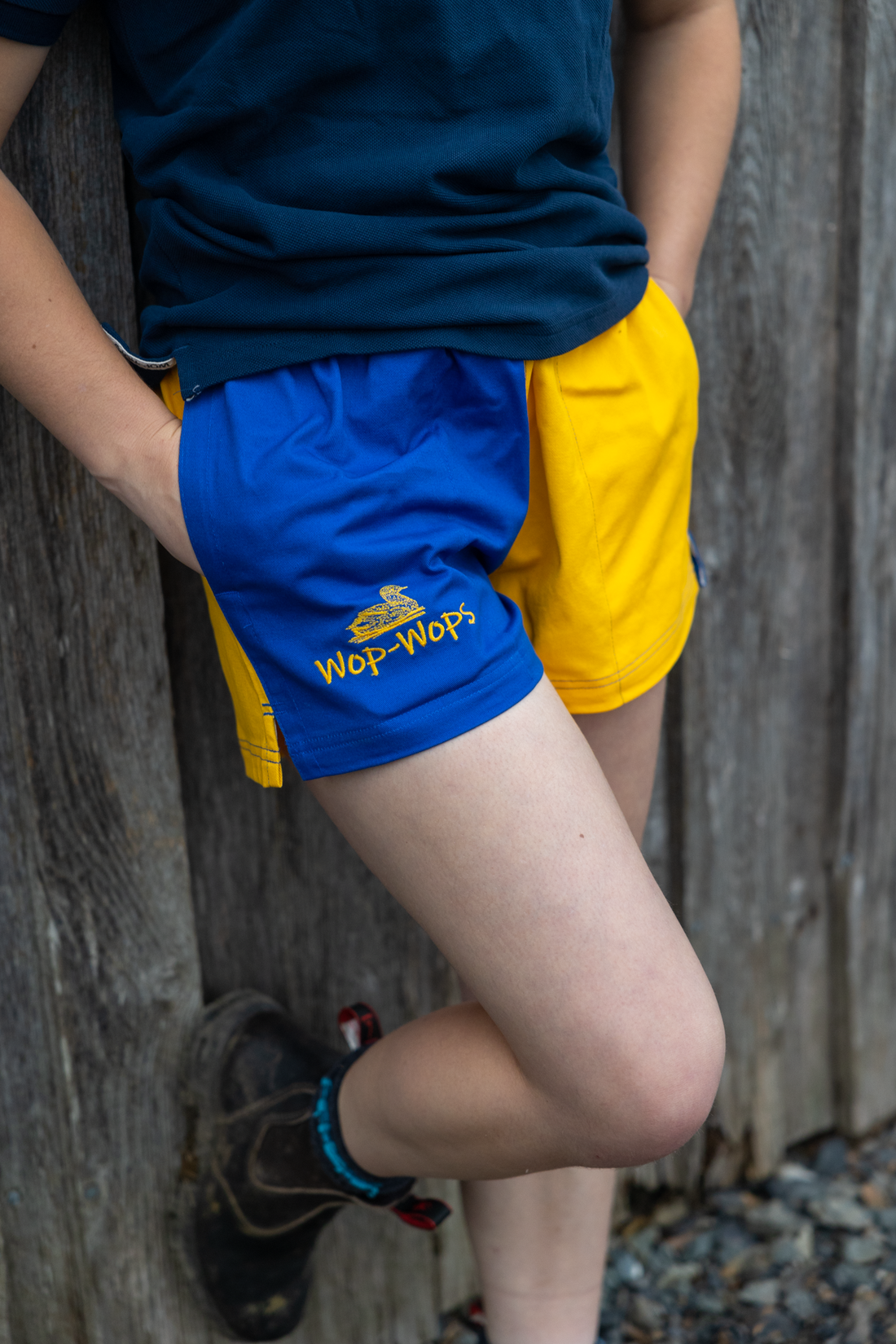 Wanaka Rugby Shorts (Yellow/Royal Blue)