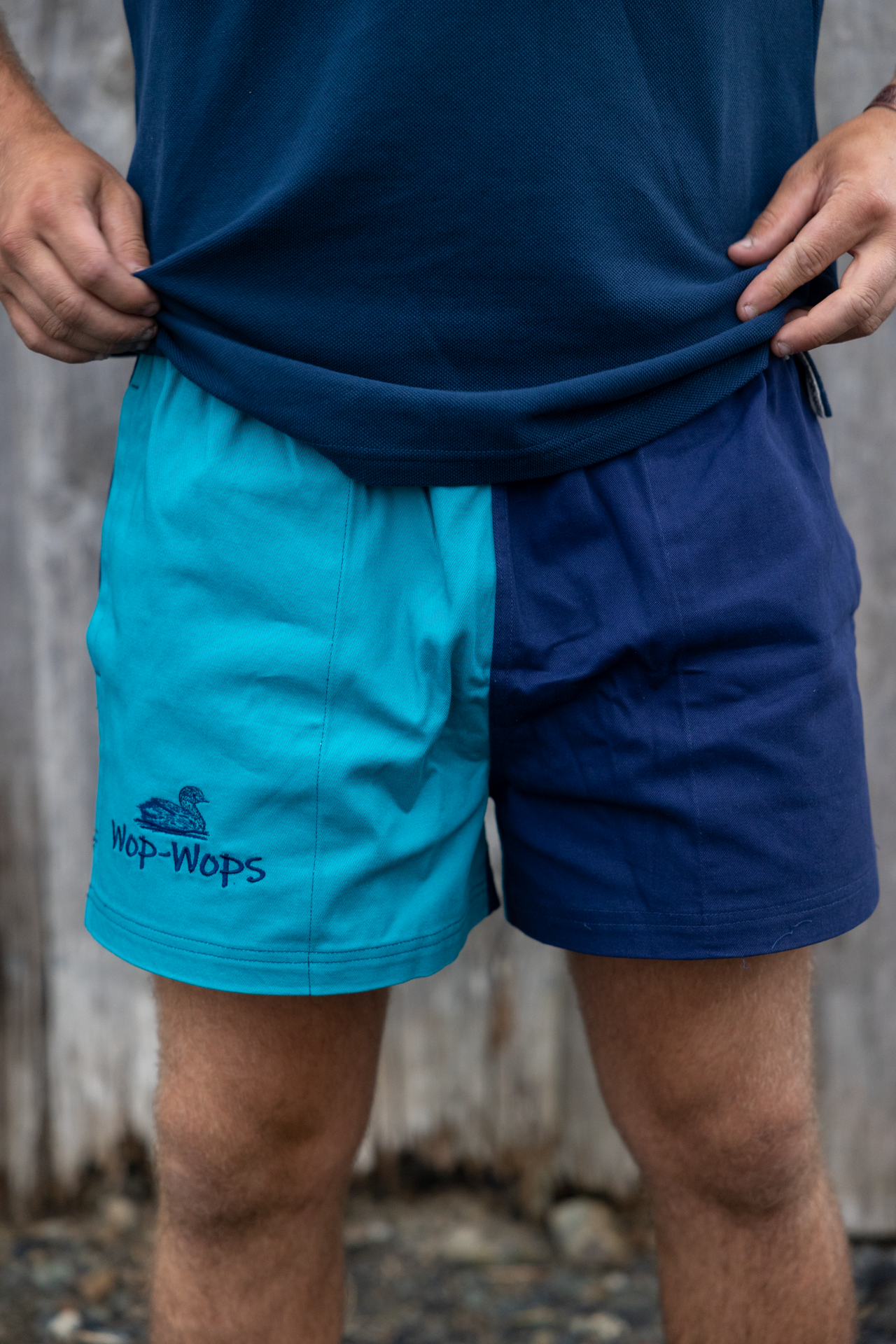 Wanaka Rugby Shorts (Jade/Navy)