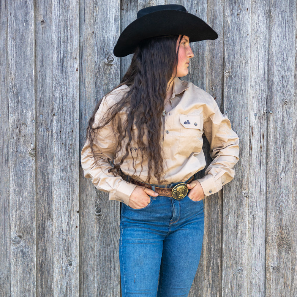 Waikari Work Shirt (Almond)