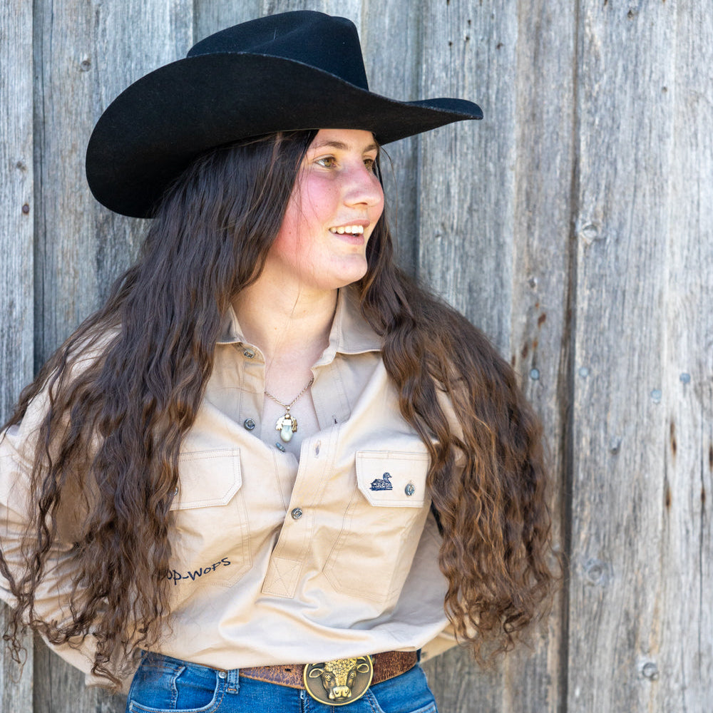 Waikari Work Shirt (Almond)