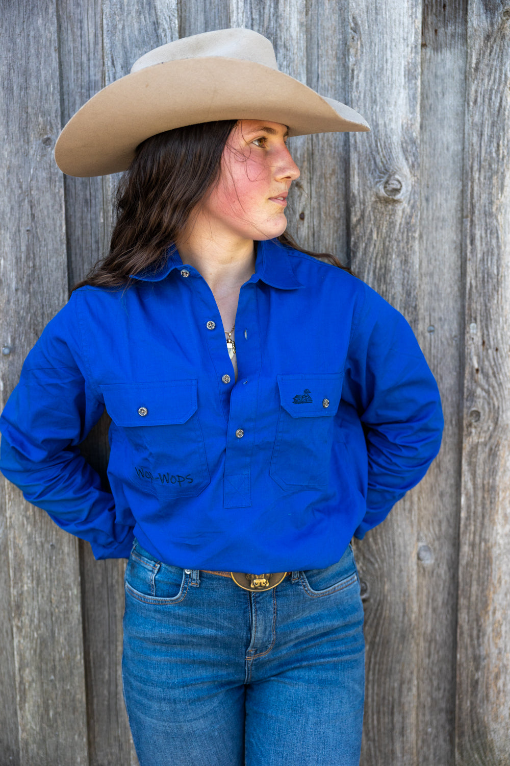 Waikari Work Shirt (Royal Blue)