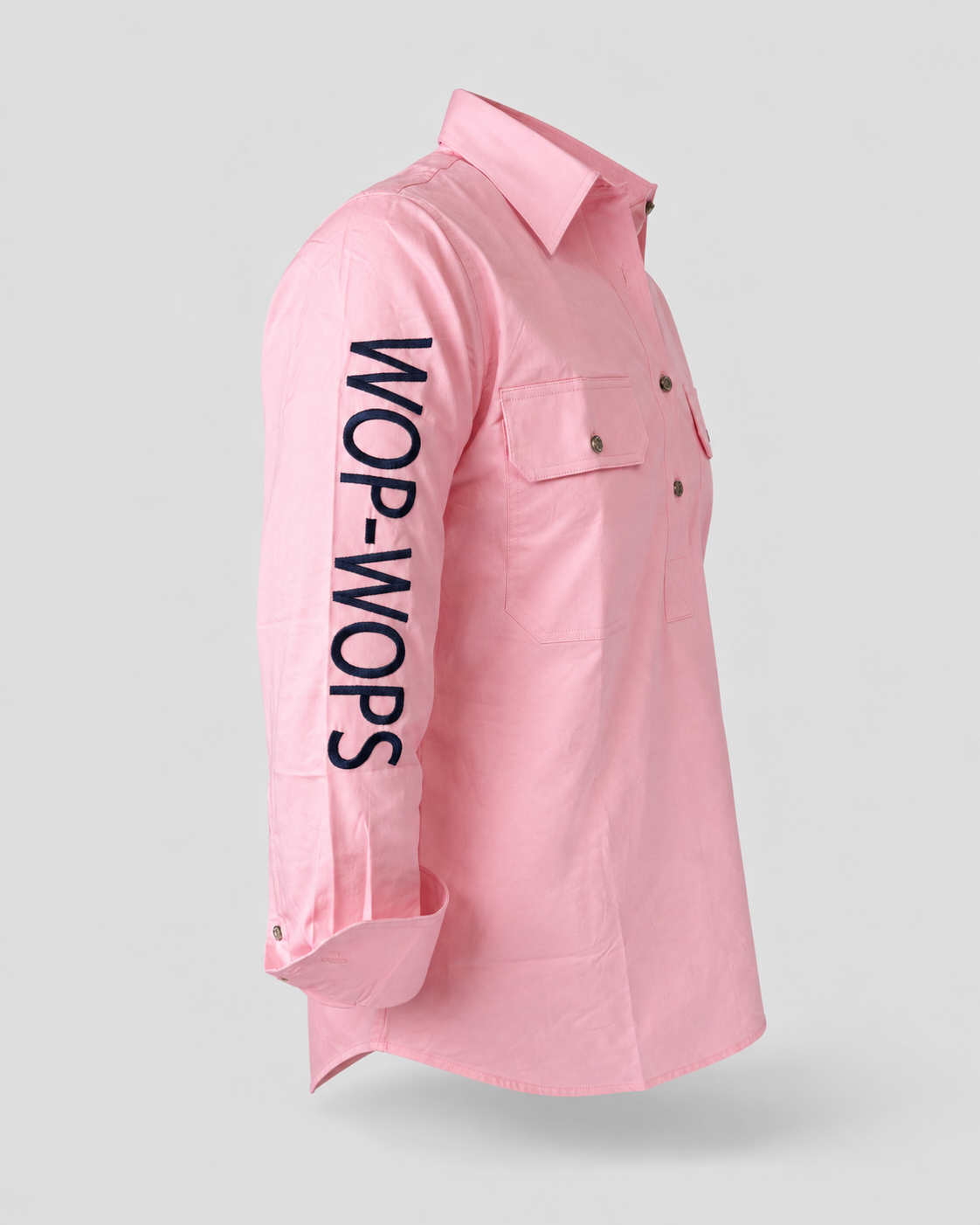 Women's Kōwhai Work Shirt (Pink)