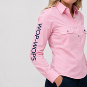 Women's Kōwhai Work Shirt (Pink)