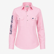 Women's Kōwhai Work Shirt (Pink)