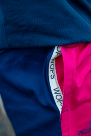 Wanaka Rugby Shorts (Hot Pink/Navy)