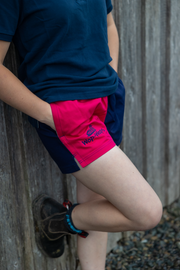 Wanaka Rugby Shorts (Hot Pink/Navy)