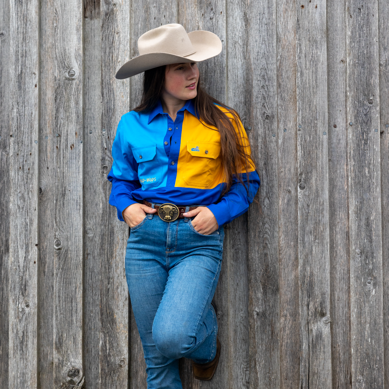 Rangiora Extreme Work Shirt (Yellow/Blue)