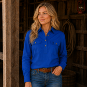 Women's Rātā Work Shirt (Royal Blue)