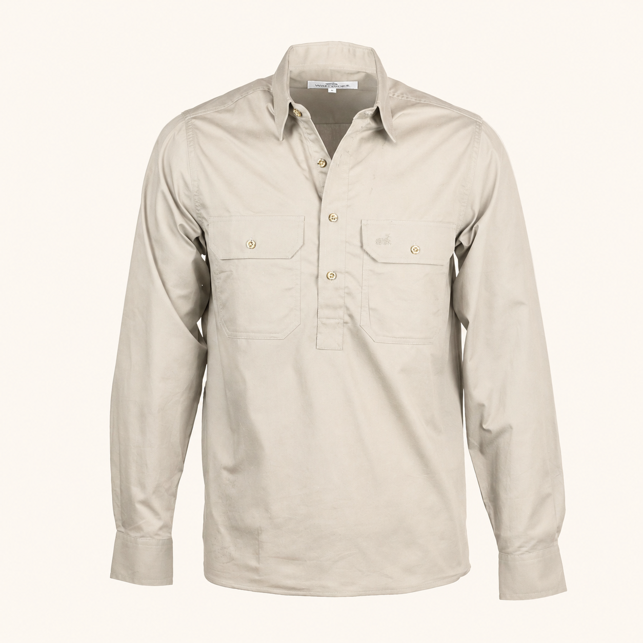 Rātā Work Shirt (Stone)