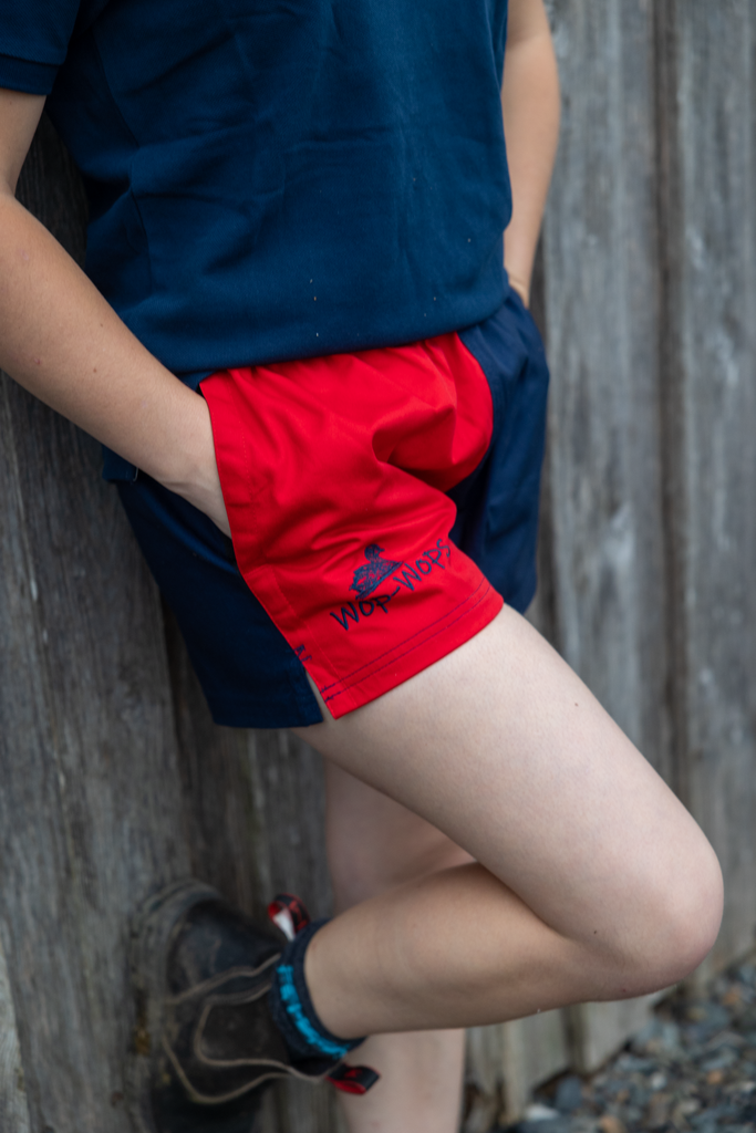 Wanaka Rugby Shorts (Red/Navy)