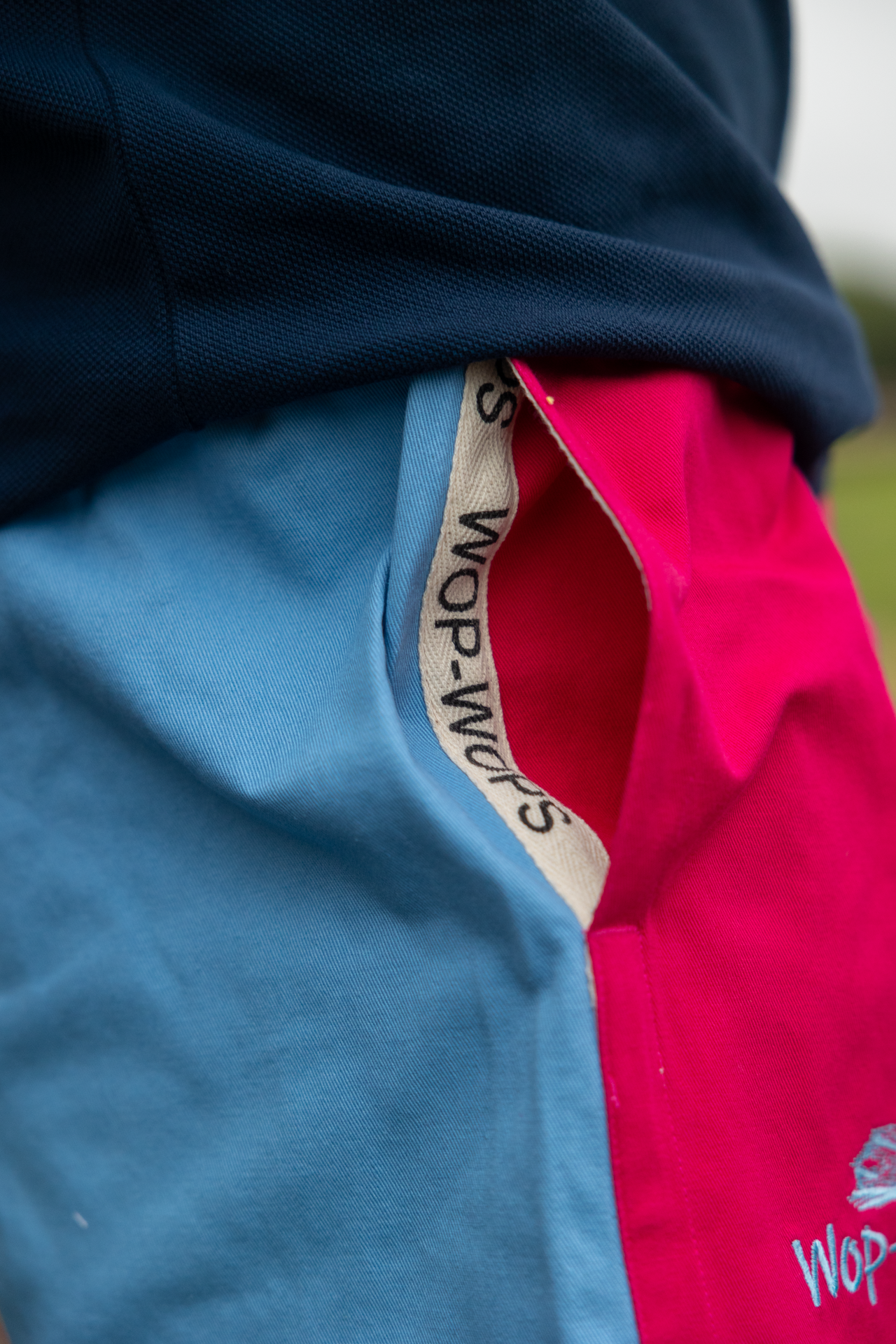 Wanaka Rugby Shorts (Pink/Pastel Blue)