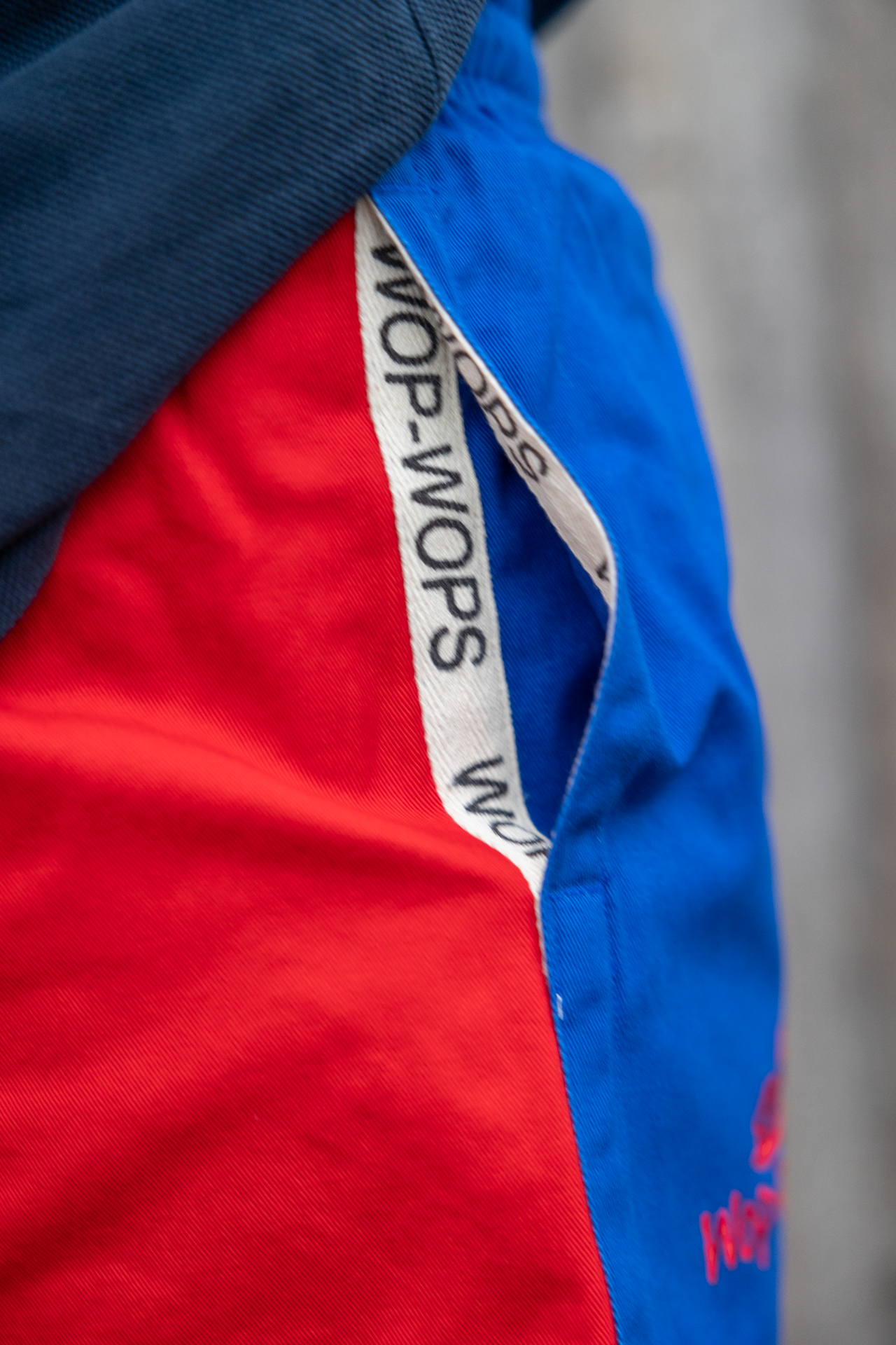 Wanaka Rugby Shorts (Red/Royal Blue)