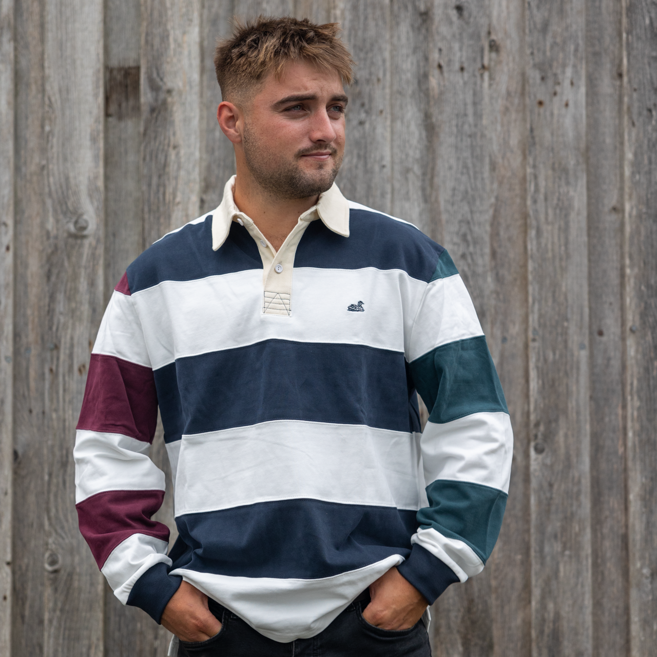 Rotorua Rugger (Navy,Purple,Green)