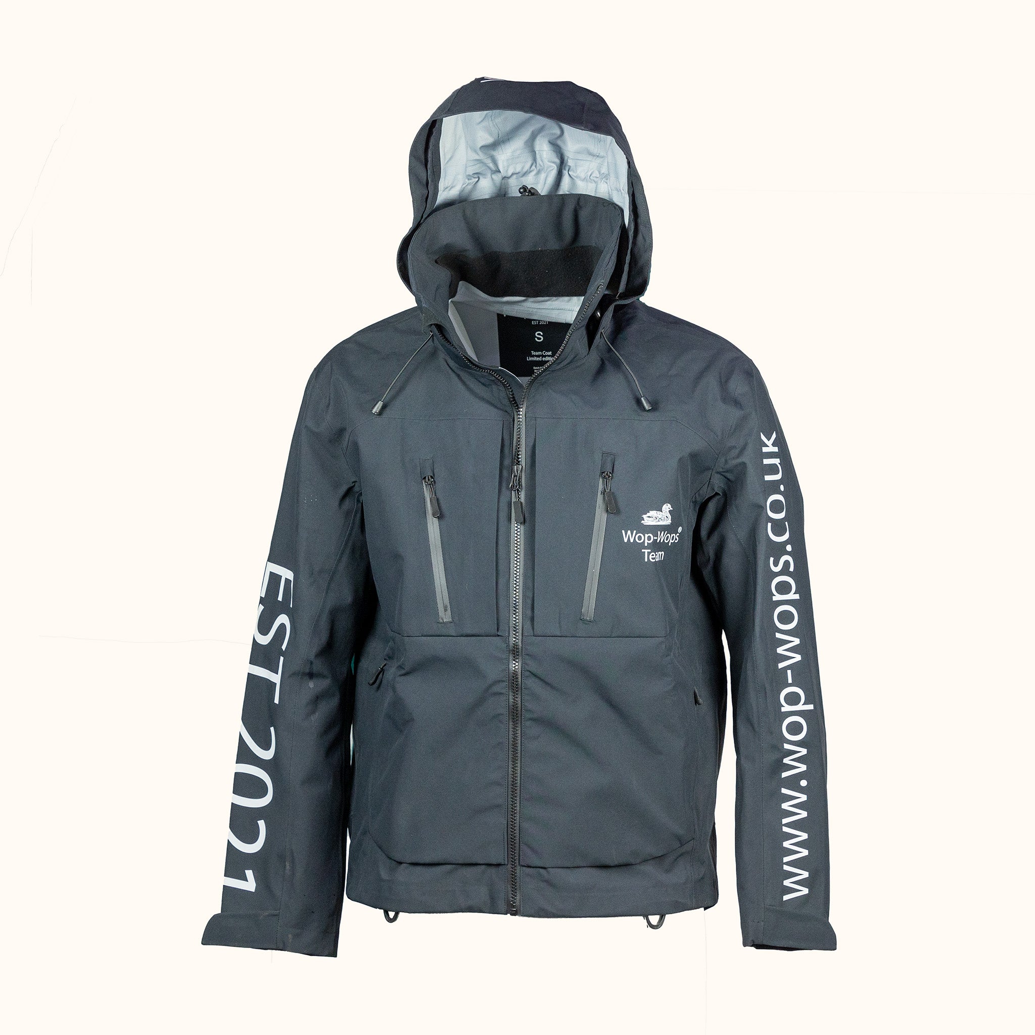 Black Waterproof Jacket Front