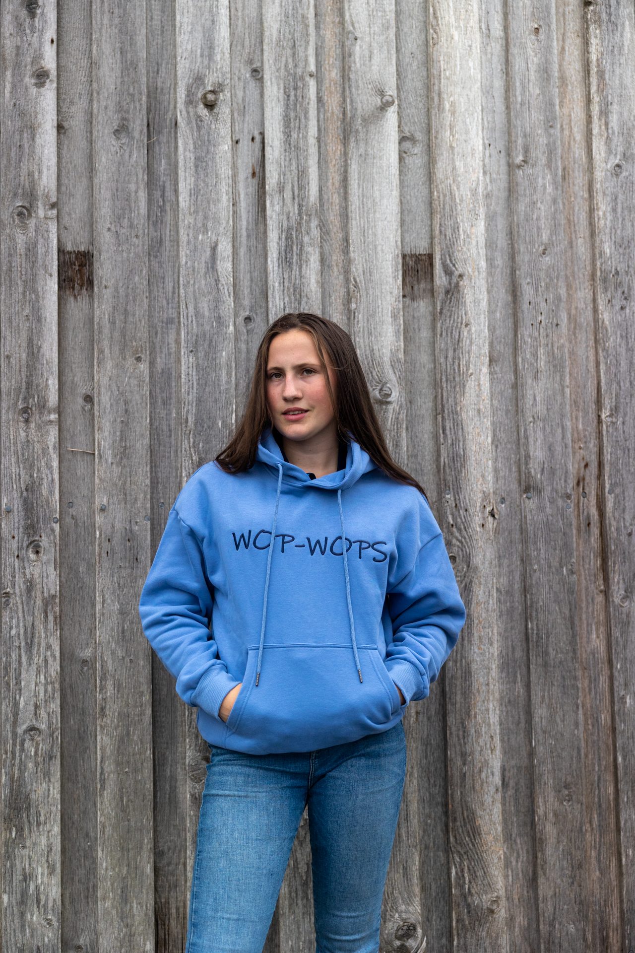 Women's Heritage hoodie (Slate Blue)