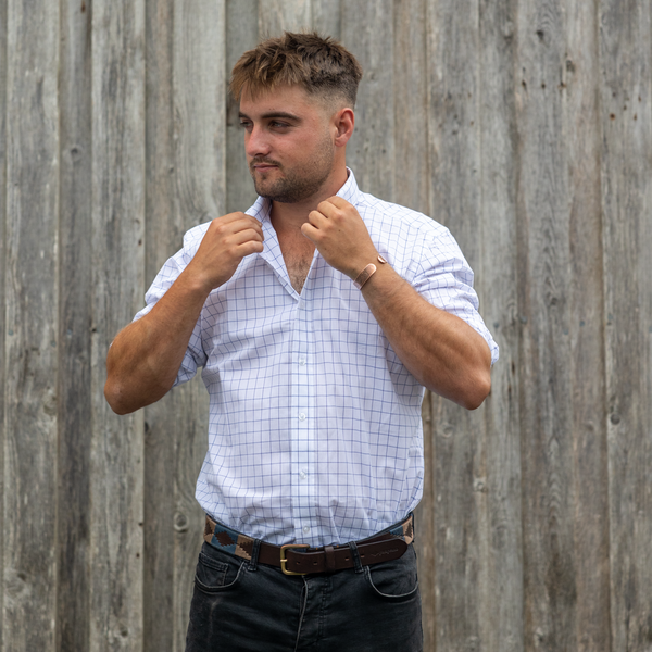 Timaru Shirt (Blue Check)