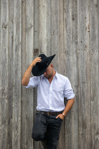 Timaru shirt  (Blue check)