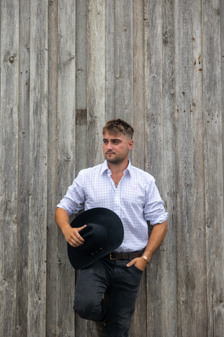 Timaru shirt  (Blue check)
