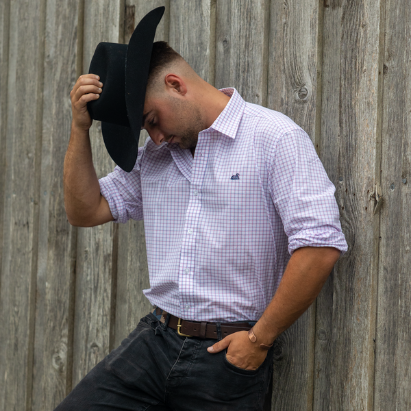 Timaru Shirt (Pink Check)