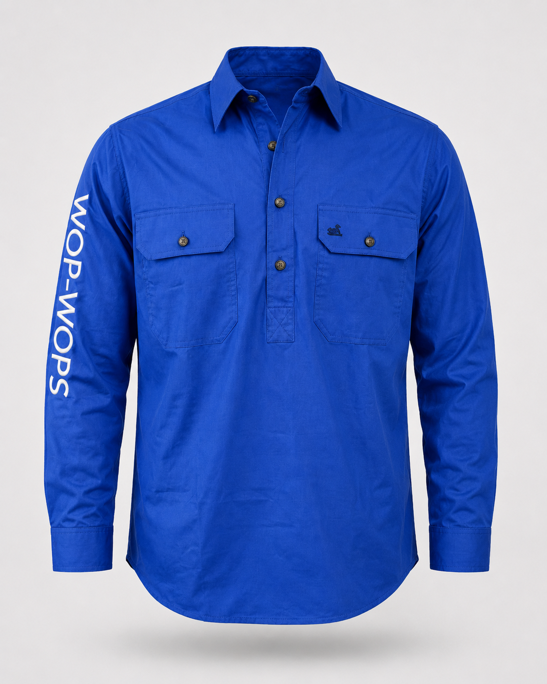 Men's Tōtara Shirt Work Shirt (Royal Blue)