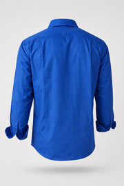 Men's Tōtara Shirt Work Shirt (Royal Blue)