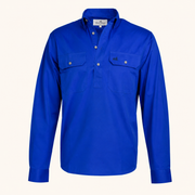 Men's Waikari Work Shirt (Royal Blue)