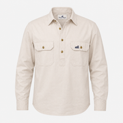 Men's Waikari Work Shirt (Stone)