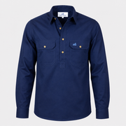Men's Waikari Work Shirt (Navy)