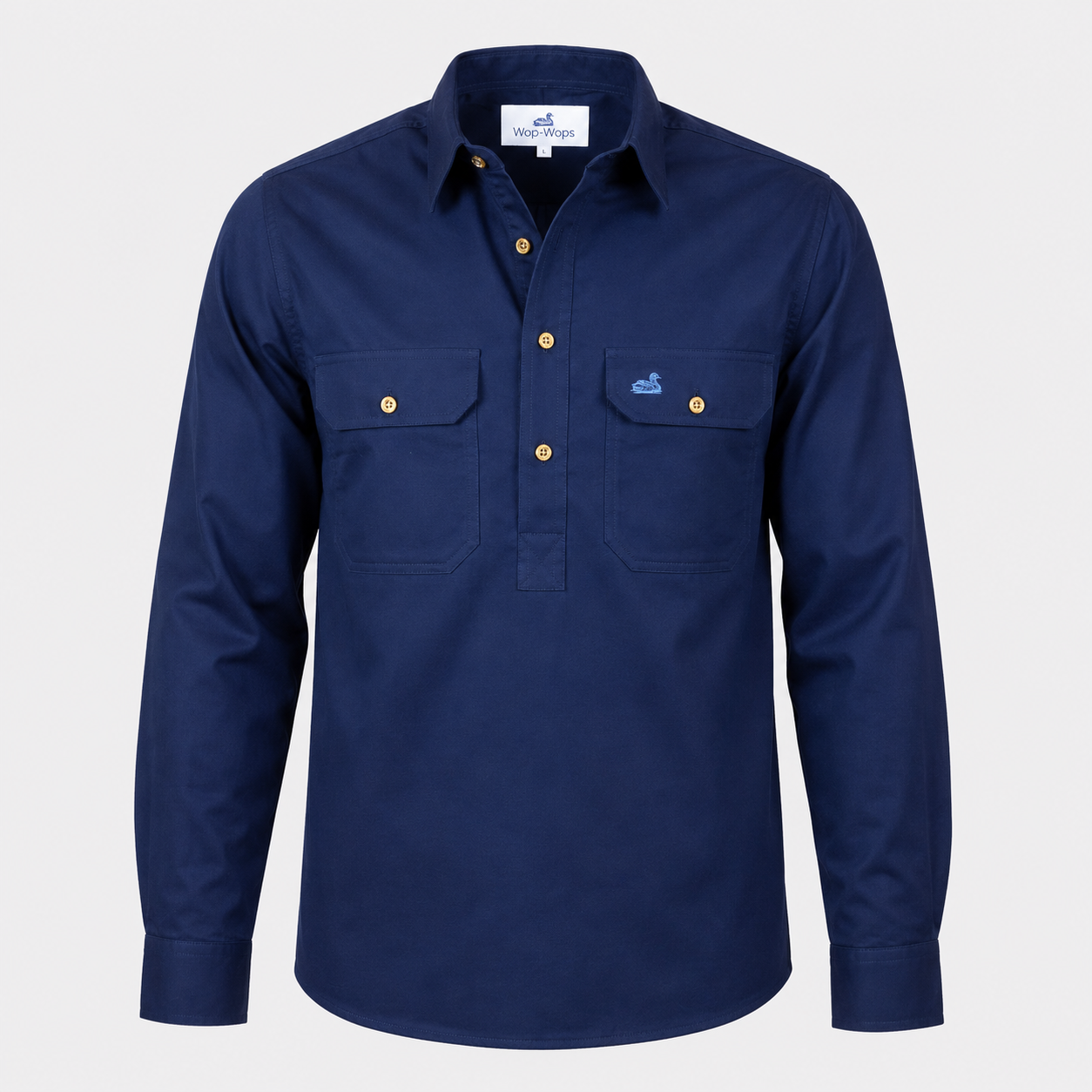 Men's Waikari Work Shirt (Navy)