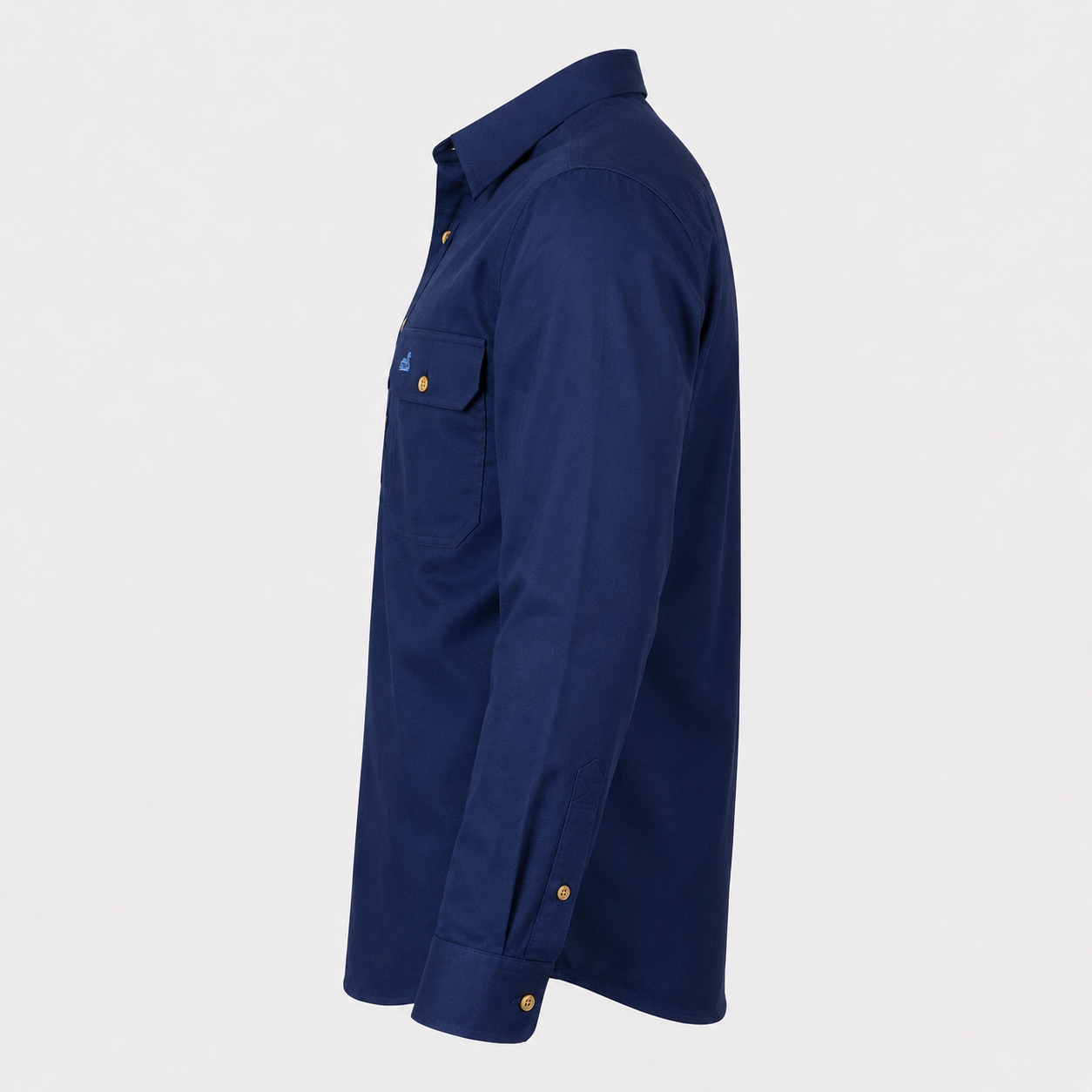 Men's Waikari Work Shirt (Navy)