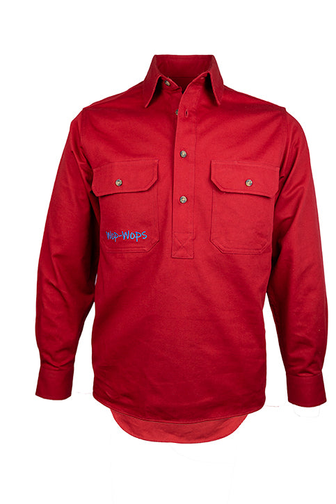 Waikari Extreme Work Shirt (Berry Red)