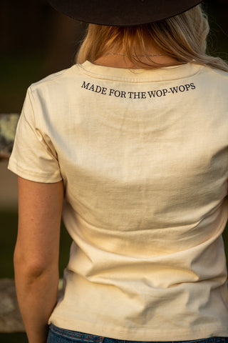 Womens Cowgirl T-Shirt Cream