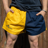 Wanaka Rugby Shorts Yellow/Navy