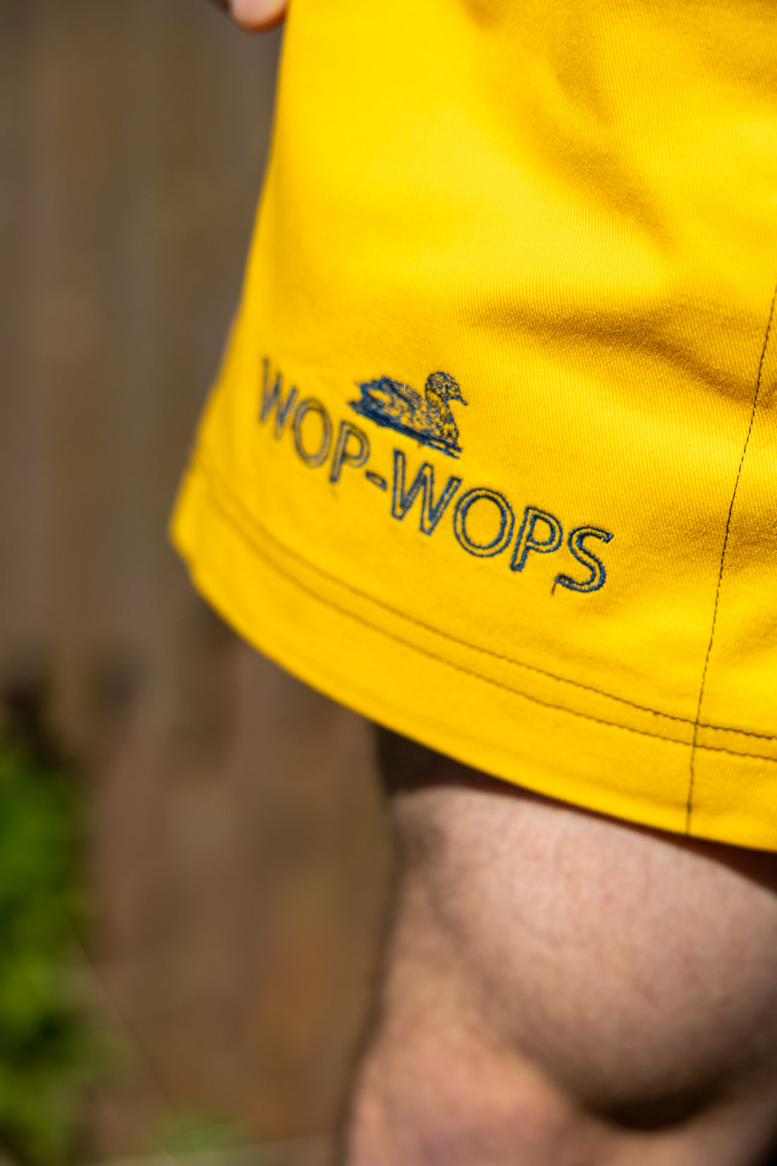 Wanaka Rugby Shorts Yellow/Navy