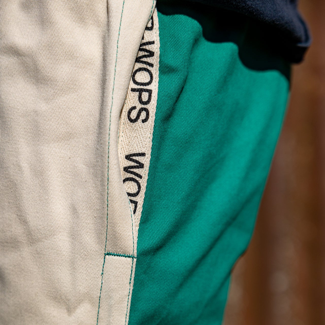 Wanaka Rugby Shorts Bottle Green/Cream