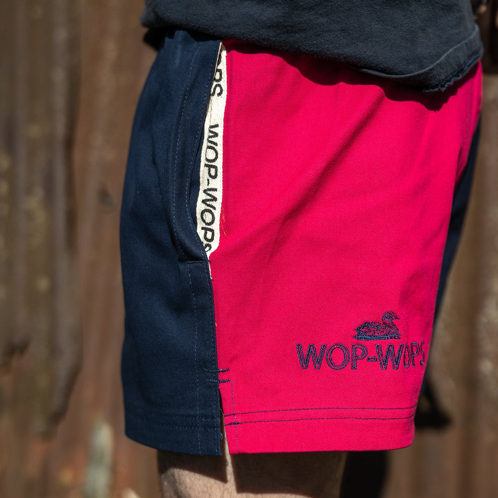 Wanaka Rugby Shorts Pink/Navy