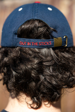 Baseball Cap - Red/Navy/Cream