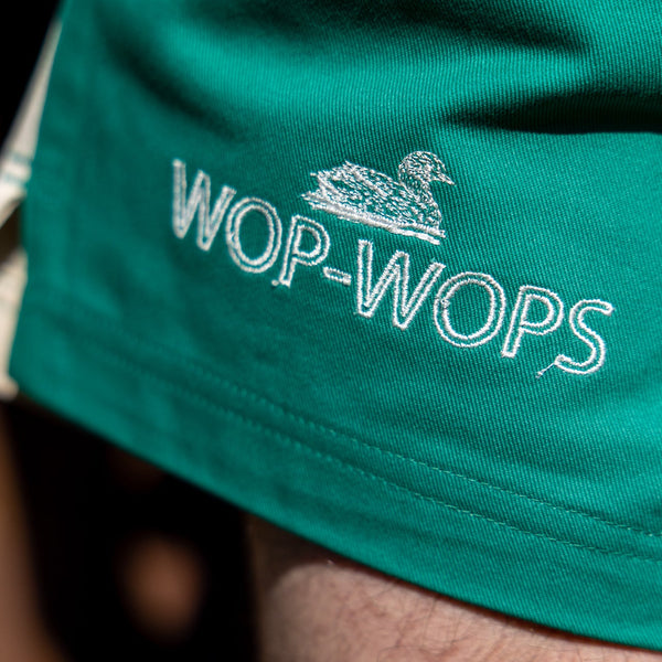 Wanaka Rugby Shorts Bottle Green/Cream