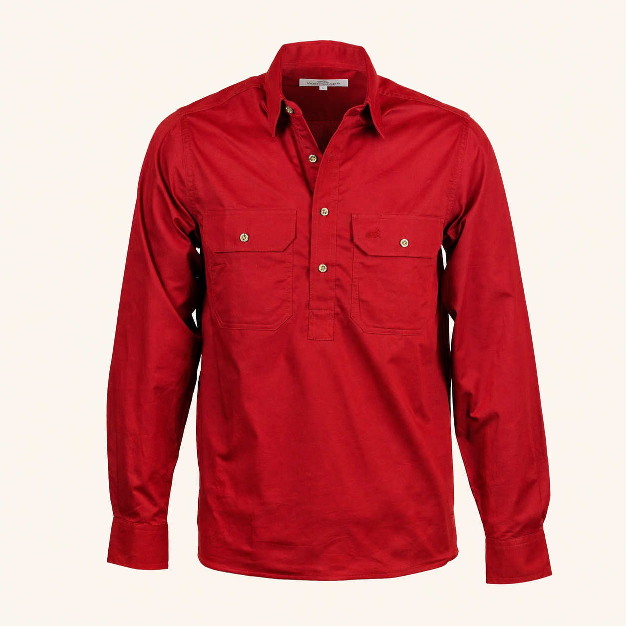 Men's Waikari Work Shirt (Red)