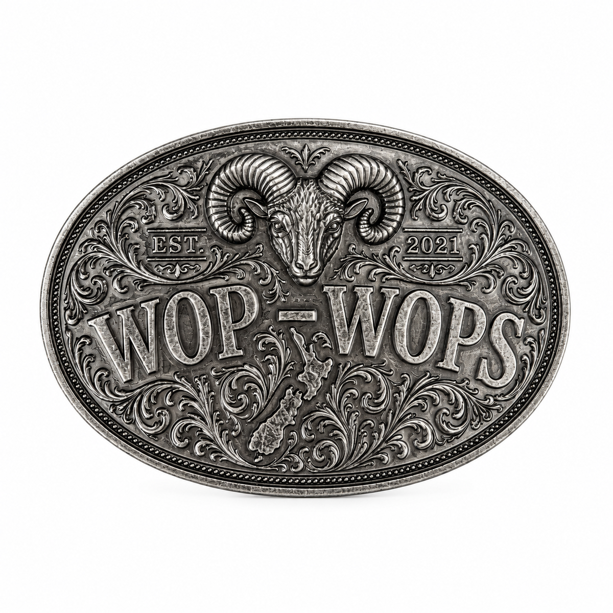 Rams Head Rodeo Buckle