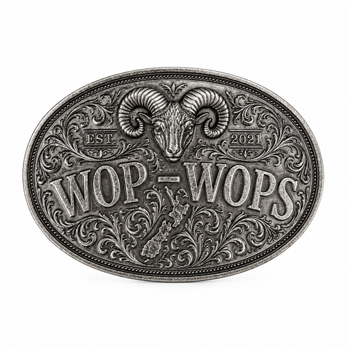 Rams Head Rodeo Buckle