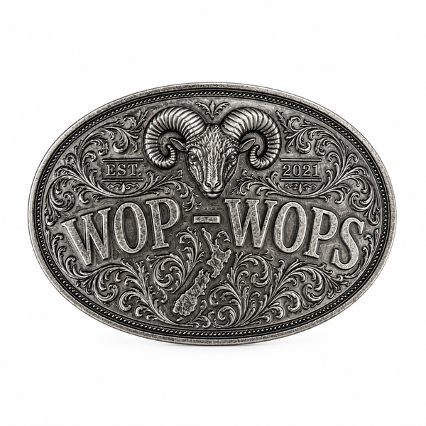 Rams Head Rodeo Buckle
