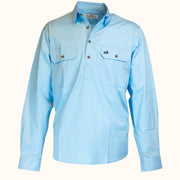 Men's Waikari Work Shirt (Blue)