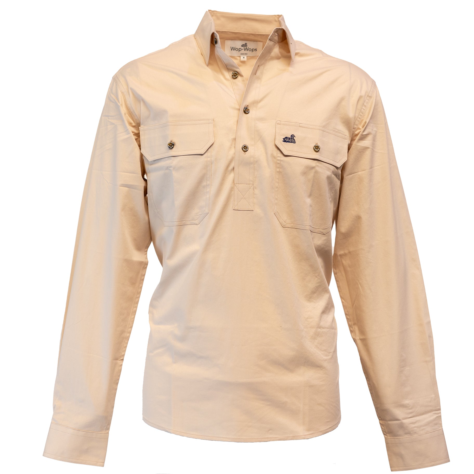 Men's Waikari Work Shirt (Stone)