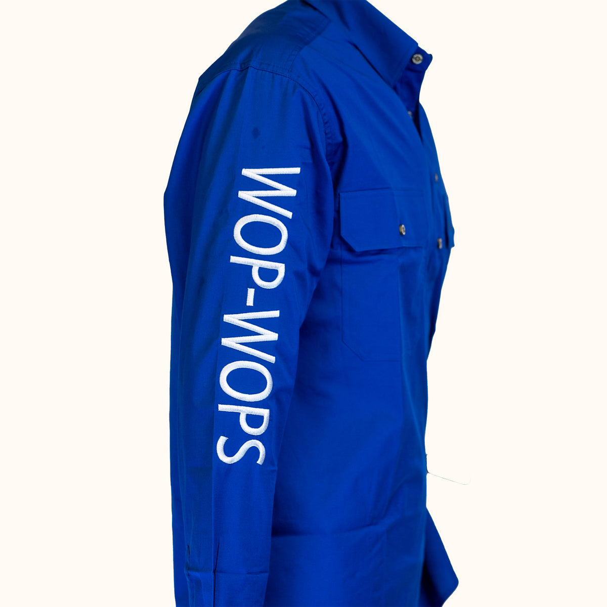 Men's Tōtara Shirt Work Shirt (Royal Blue)