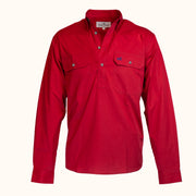 Men's Waikari Work Shirt (Red)