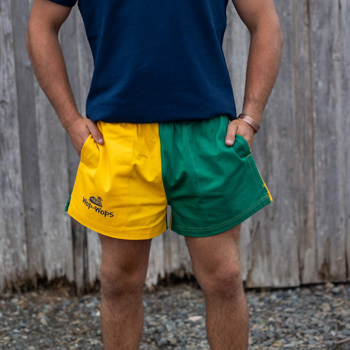 Wanaka Rugby Shorts (Yellow/Green)