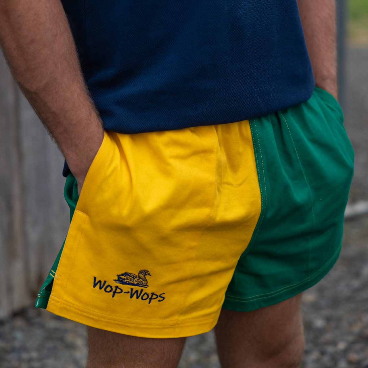Wanaka Rugby Shorts (Yellow/Green)