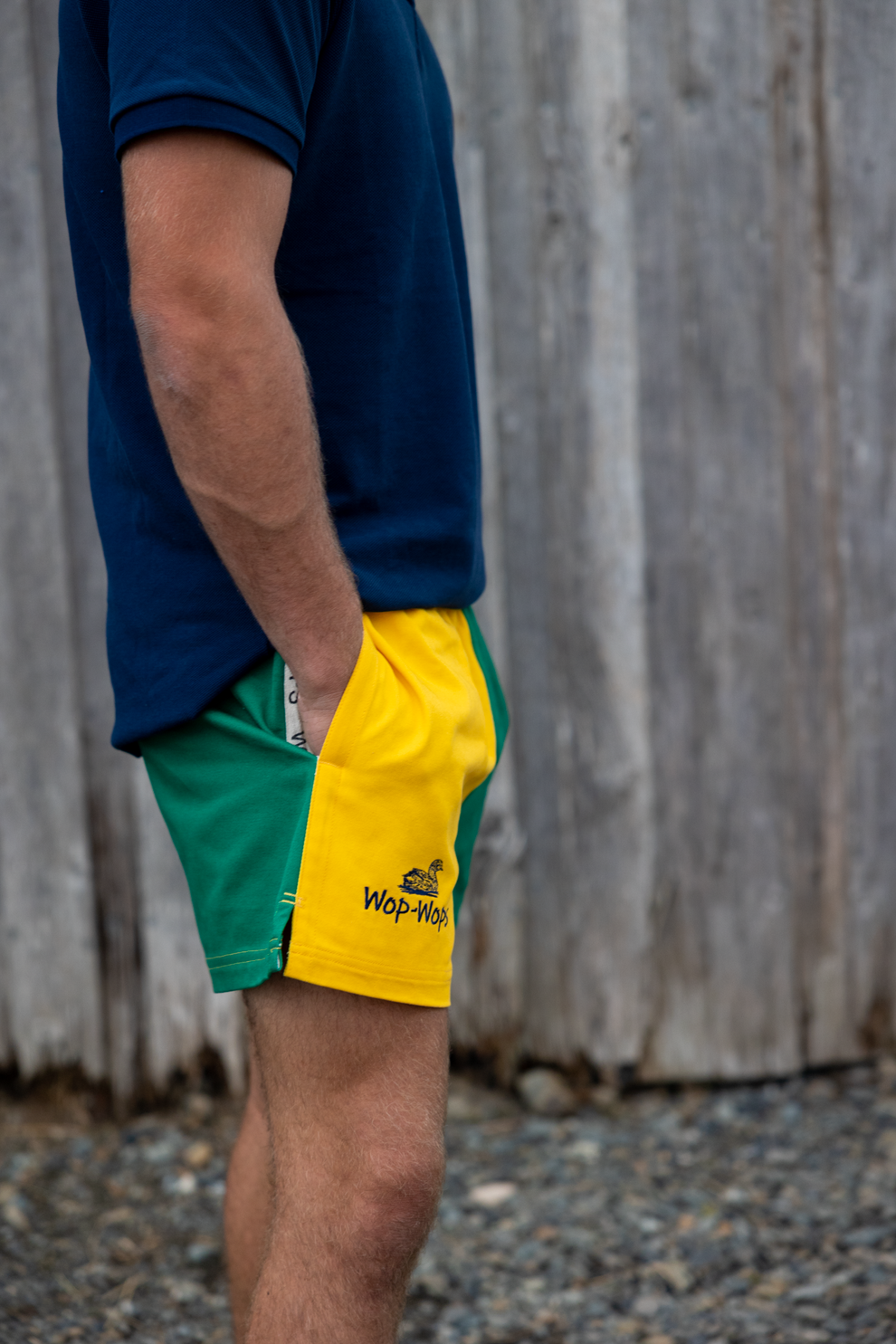 Harlequin rugby shorts-Hotpink/Navy
